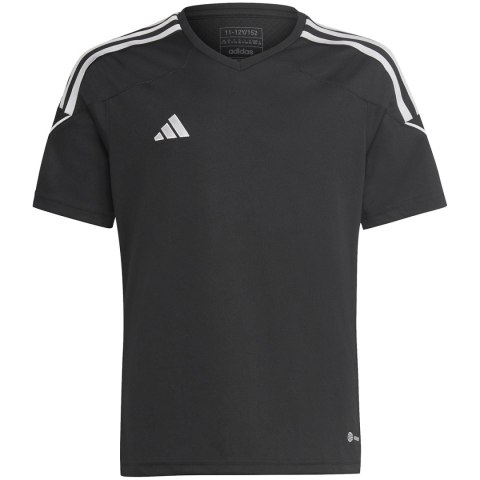 Koszulka dla dzieci adidas Tiro 23 League Jersey czarna HR4617 Adidas teamwear Koszulka dla dzieci adidas Tiro 23 League Jersey czarna HR4617 Adidas teamwear