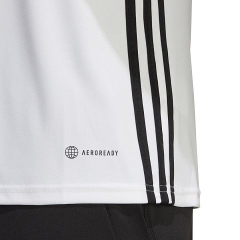 Koszulka męska adidas Tabela 23 Jersey biała H44526 Adidas teamwear Koszulka męska adidas Tabela 23 Jersey biała H44526 Adidas teamwear