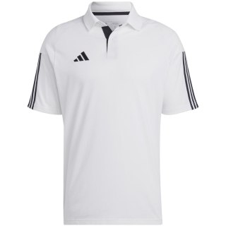 Koszulka męska adidas Tiro 23 Competition Polo biała IC4575 Adidas teamwear