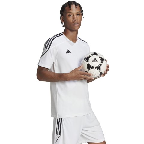 Koszulka męska adidas Tiro 23 League Jersey biała HR4610 Adidas teamwear