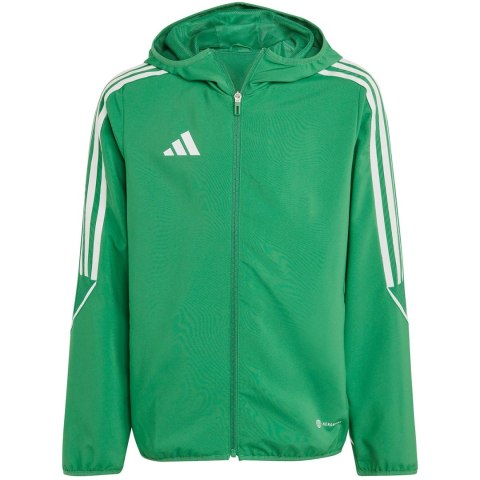 Kurtka dla dzieci adidas Tiro 23 League Windbreaker zielona IA1625 Adidas teamwear Kurtka dla dzieci adidas Tiro 23 League Windbreaker zielona IA1625 Adidas teamwear