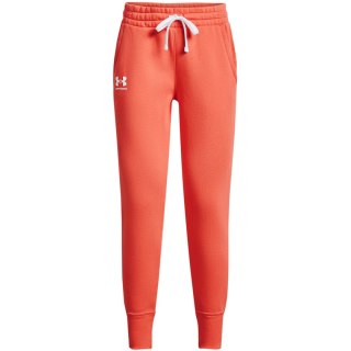 Spodnie damskie Under Armour Rival Fleece pomarańczowe 1356416 877 Under Armour