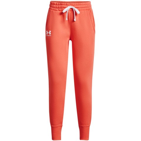 Spodnie damskie Under Armour Rival Fleece pomarańczowe 1356416 877 Under Armour Spodnie damskie Under Armour Rival Fleece pomarańczowe 1356416 877 Under Armour
