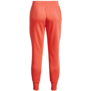 Spodnie damskie Under Armour Rival Fleece pomarańczowe 1356416 877 Under Armour