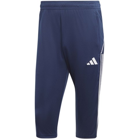 Spodnie męskie adidas Tiro 23 League 3/4 granatowe HS7235 Adidas teamwear Spodnie męskie adidas Tiro 23 League 3/4 granatowe HS7235 Adidas teamwear