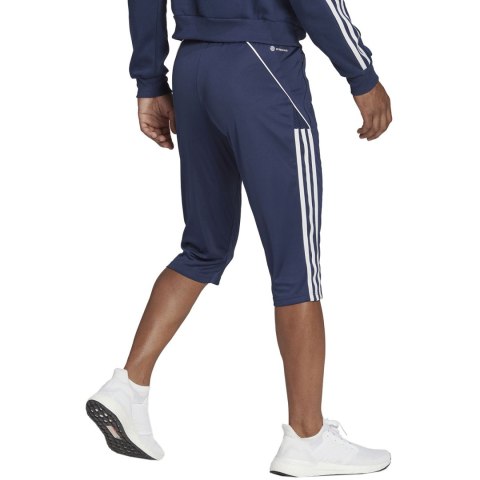 Spodnie męskie adidas Tiro 23 League 3/4 granatowe HS7235 Adidas teamwear Spodnie męskie adidas Tiro 23 League 3/4 granatowe HS7235 Adidas teamwear