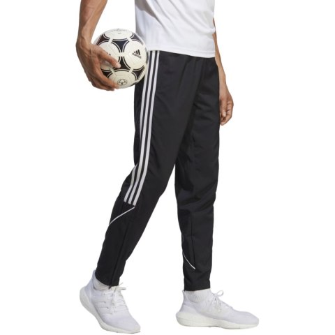 Spodnie męskie adidas Tiro 23 League Woven czarne IB5012 Adidas teamwear Spodnie męskie adidas Tiro 23 League Woven czarne IB5012 Adidas teamwear