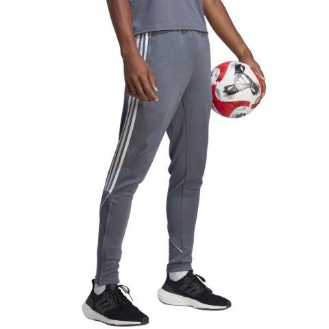 Spodnie męskie adidas Tiro 23 League szare IB8478 Adidas teamwear Spodnie męskie adidas Tiro 23 League szare IB8478 Adidas teamwear