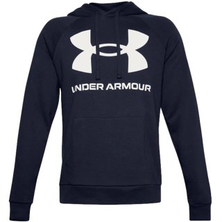 Bluza męska Under Armour Rival Fleece Big Logo HD granatowa 1357093 410 L Under Armour