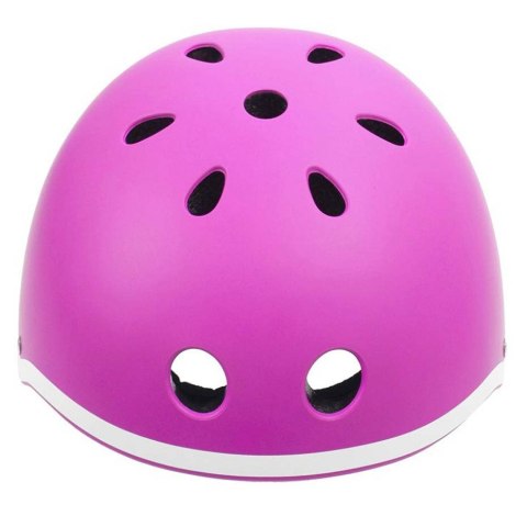 Kask SMJ różowy dla dziewczynki regulowany F501 M Smj