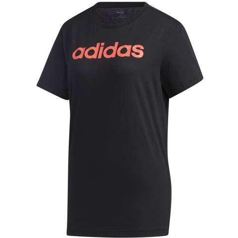 Koszulka damska adidas Essentials Linear Loose Tee czarna GL6333 2XS Adidas