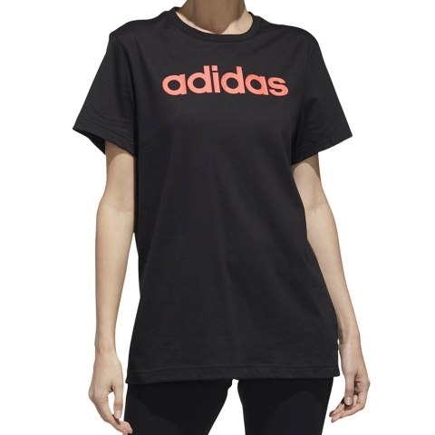 Koszulka damska adidas Essentials Linear Loose Tee czarna GL6333 2XS Adidas