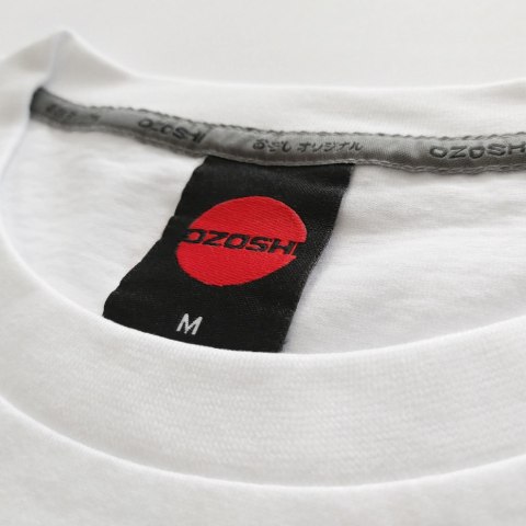 Koszulka męska Ozoshi Isao biała TSH O20TS005 L Ozoshi