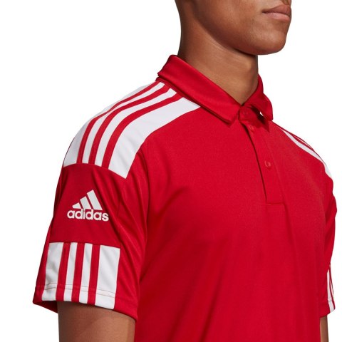 Koszulka męska adidas Squadra 21 Polo czerowna GP6429 S Adidas teamwear