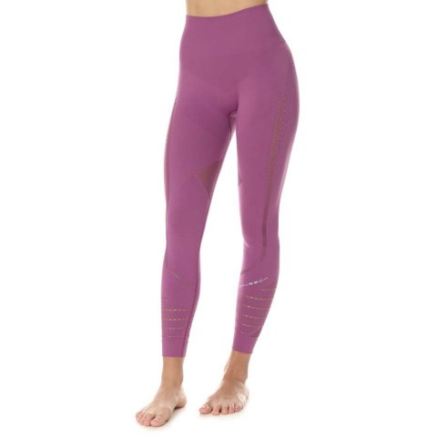 Legginsy damskie Brubeck GYM wrzosowe LE12910 L Brubeck