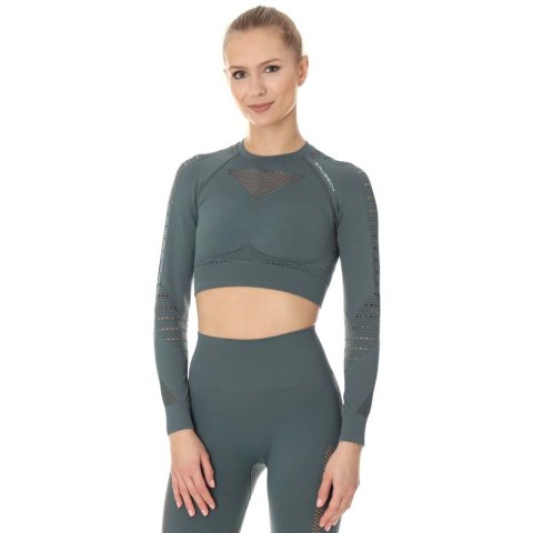 Top damski Brubeck GYM zielony LC10020 S Brubeck