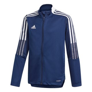 Bluza dla dzieci adidas Tiro 21 Track granatowa GK9662 116cm Adidas teamwear