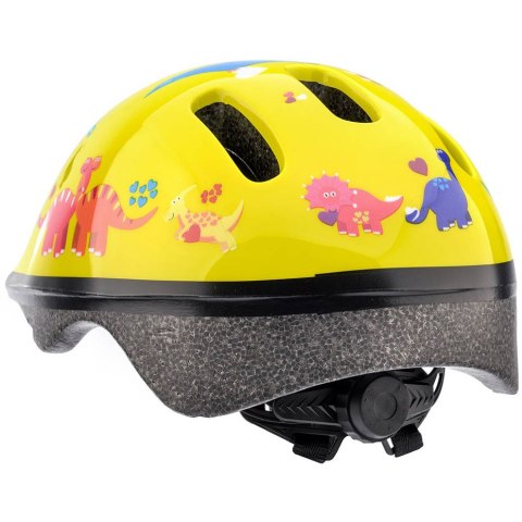Kask rowerowy Meteor KS06 Dino rozm. S 48-52 cm żółty 24839 Meteor