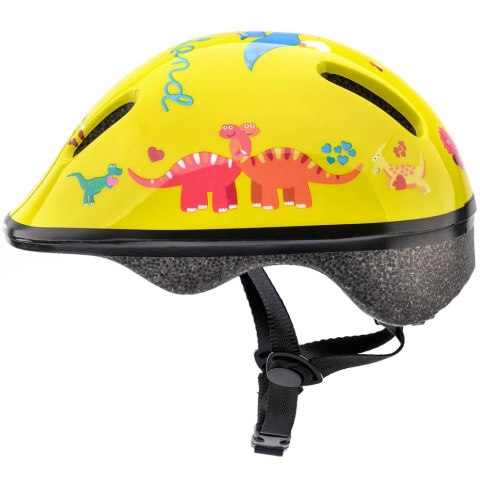 Kask rowerowy Meteor KS06 Dino rozm. S 48-52 cm żółty 24839 Meteor
