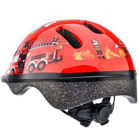 Kask rowerowy Meteor KS06 Firetracker rozm. XS 44-48 cm czerwony 24836 Meteor