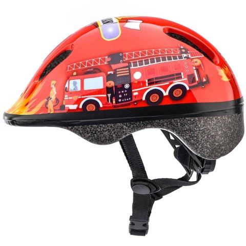 Kask rowerowy Meteor KS06 Firetracker rozm. S 48-52 cm czerwony 24837 Meteor