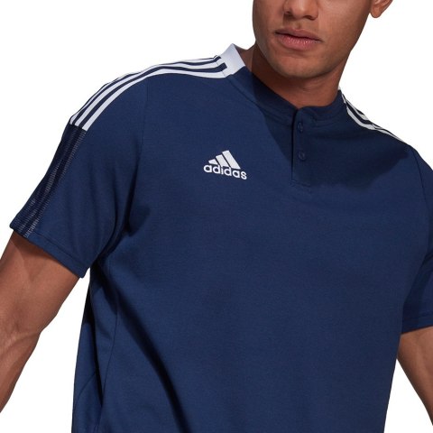 Koszulka męska adidas Tiro 21 Polo granatowa GH4462 S Adidas teamwear