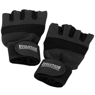 Rękawice fitness Evolution Standard czarne FR-11 M Evolution