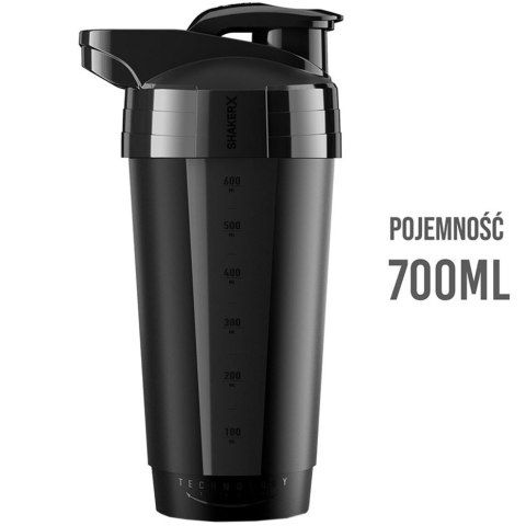 Bidon shaker NO10 600 ml czarny NO10