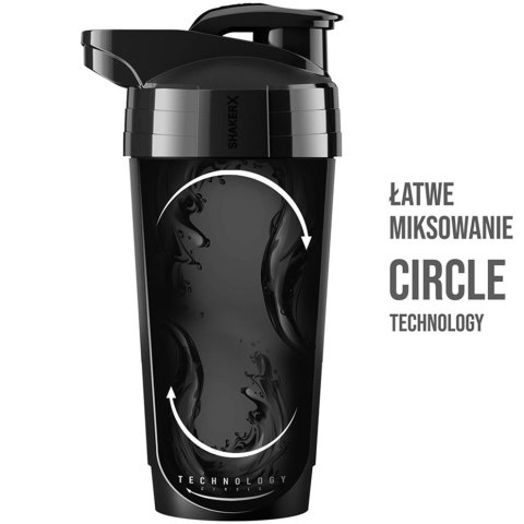 Bidon shaker NO10 600 ml czarny NO10