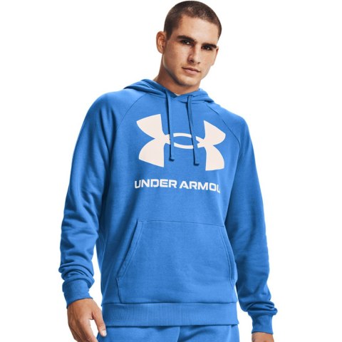 Bluza męska Under Armour Rival Fleece Big Logo HD jasny niebieski 1357093 787 M Under Armour