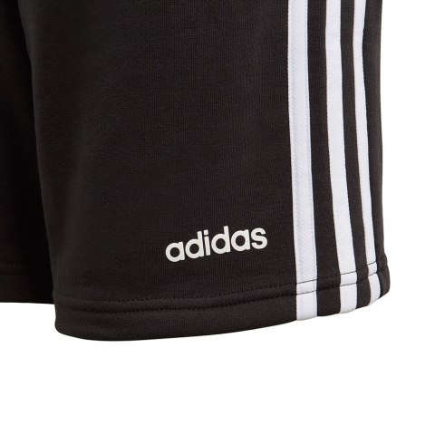 Spodenki dla dzieci adidas Essentials 3 Stripes Knit Short czarne DV1796 128cm Adidas
