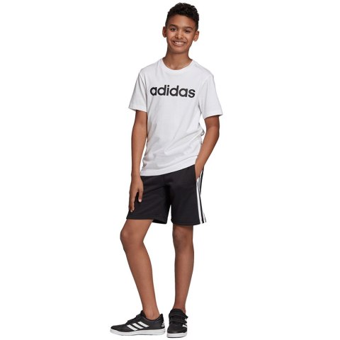 Spodenki dla dzieci adidas Essentials 3 Stripes Knit Short czarne DV1796 128cm Adidas