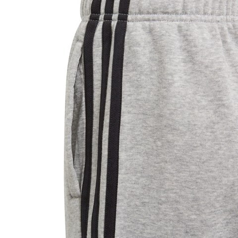 Spodenki dla dzieci adidas Essentials 3 Stripes Knit Short szare DV1797 116cm Adidas