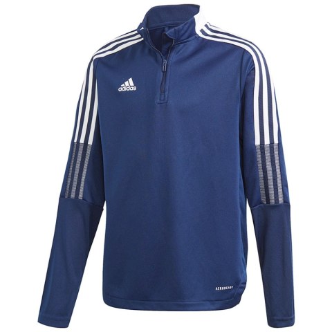 Bluza dla dzieci adidas Tiro 21 Training Top Youth granatowa GK9661 116cm Adidas teamwear