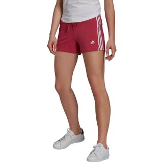 Spodenki damskie adidas Essentials Slim Short bordowe GM5530 XL Adidas