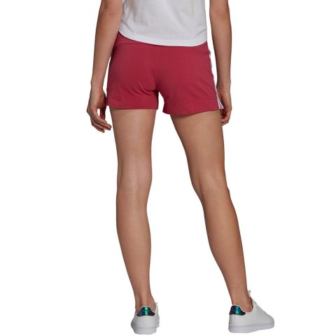 Spodenki damskie adidas Essentials Slim Short bordowe GM5530 XL Adidas