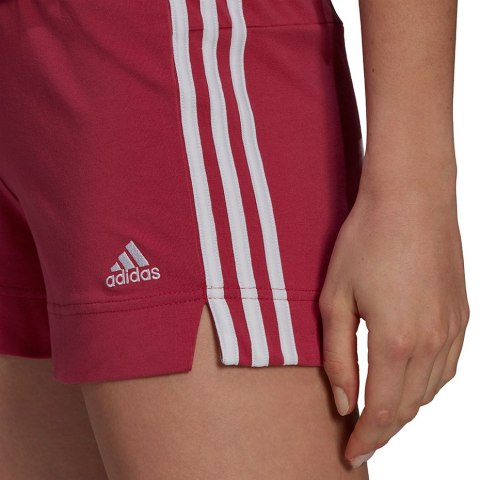 Spodenki damskie adidas Essentials Slim Short bordowe GM5530 XL Adidas