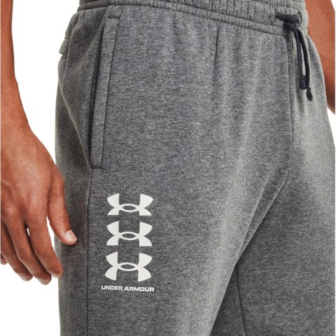 Spodnie męskie Under Armour Rival Fleece 3Logo Jogger ciemnoszare 1357131 012 S Under Armour