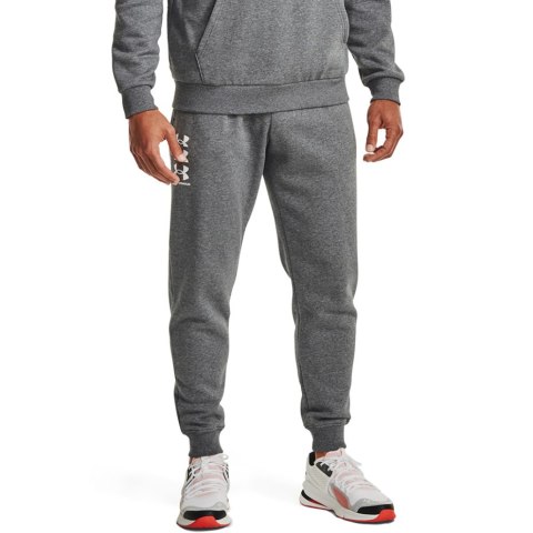 Spodnie męskie Under Armour Rival Fleece 3Logo Jogger ciemnoszare 1357131 012 S Under Armour