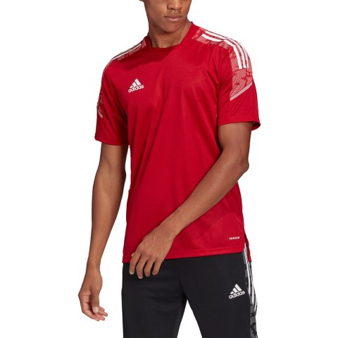Koszulka męska adidas Condivo 21 Training Jersey Primeblue czerwona GH7166 S Adidas teamwear
