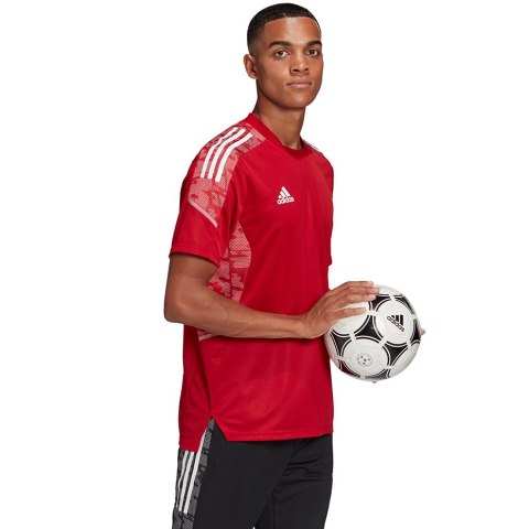 Koszulka męska adidas Condivo 21 Training Jersey Primeblue czerwona GH7166 S Adidas teamwear