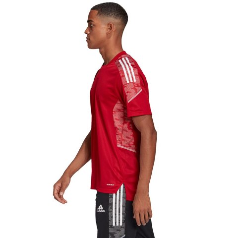 Koszulka męska adidas Condivo 21 Training Jersey Primeblue czerwona GH7166 S Adidas teamwear