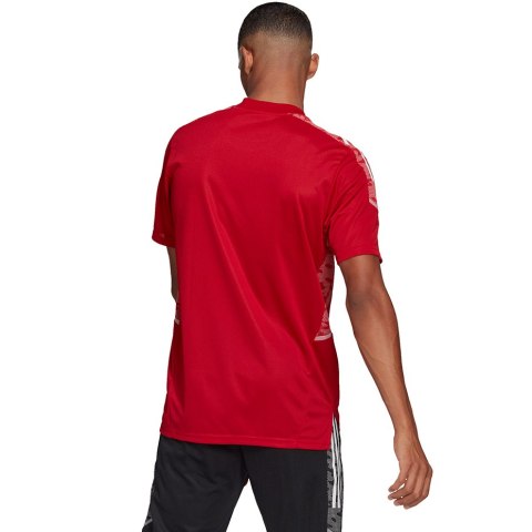 Koszulka męska adidas Condivo 21 Training Jersey Primeblue czerwona GH7166 S Adidas teamwear