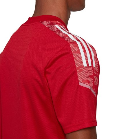 Koszulka męska adidas Condivo 21 Training Jersey Primeblue czerwona GH7166 S Adidas teamwear