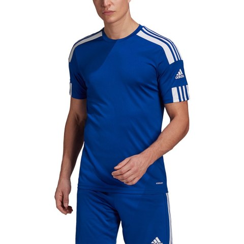 Koszulka męska adidas Squadra 21 Jersey Short Sleeve niebieska GK9154 S Adidas teamwear