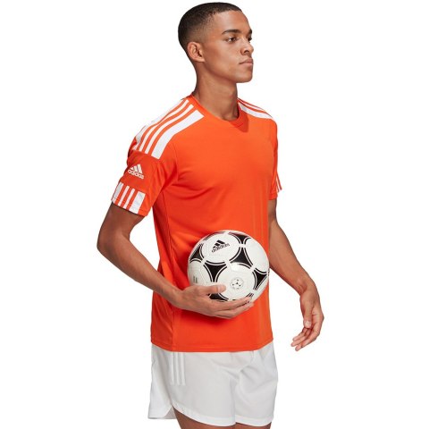 Koszulka męska adidas Squadra 21 Jersey Short Sleeve pomarańczowa GN8092 S Adidas teamwear