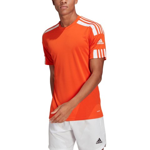 Koszulka męska adidas Squadra 21 Jersey Short Sleeve pomarańczowa GN8092 S Adidas teamwear