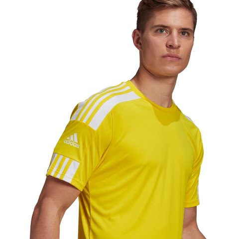 Koszulka męska adidas Squadra 21 Jersey Short Sleeve żółta GN5728 M Adidas teamwear