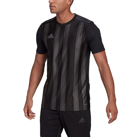 Koszulka męska adidas Striped 21 Jersey czarna GN7625 S Adidas teamwear