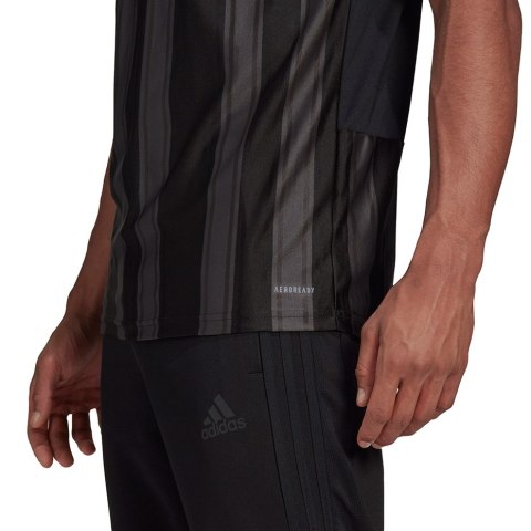 Koszulka męska adidas Striped 21 Jersey czarna GN7625 S Adidas teamwear